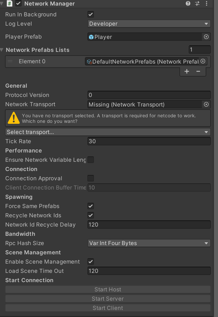 【Unity】Netcode for GameObjects 笔记